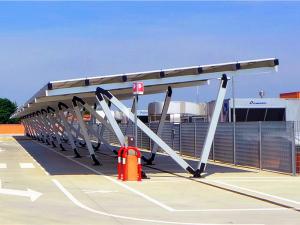 تركيب المرآب الشمسية الكهروضوئية التركيب لوقوف السيارات