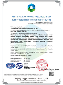 IS0 45001 Certificate
