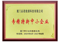 Professional-Specialized-Innovative Small and MediumEnterprise