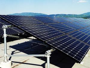 سقف سقف الصابورة pv شقة لألواح الطاقة الشمسية جبل