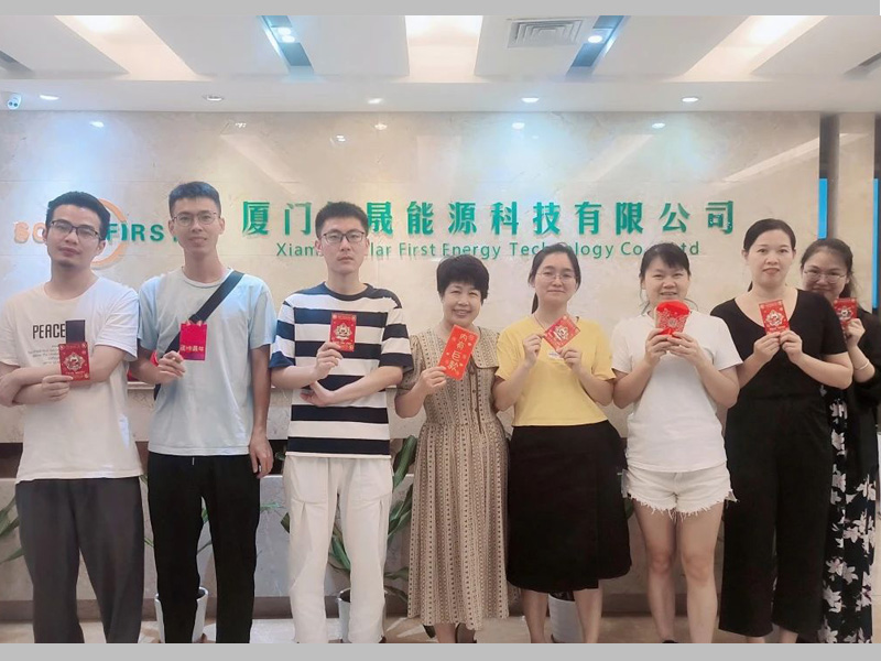Gamble for Good Luck, Celebrate for Mid-Autumn Festival  Xiamen Solar First Energy Company Successfully Hold the Mid-Autumn Festival Mooncake Gambling event.