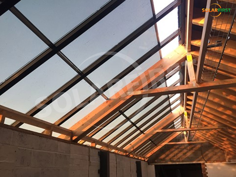 مشروع هنتنغتون سقف شفاف BIPV

